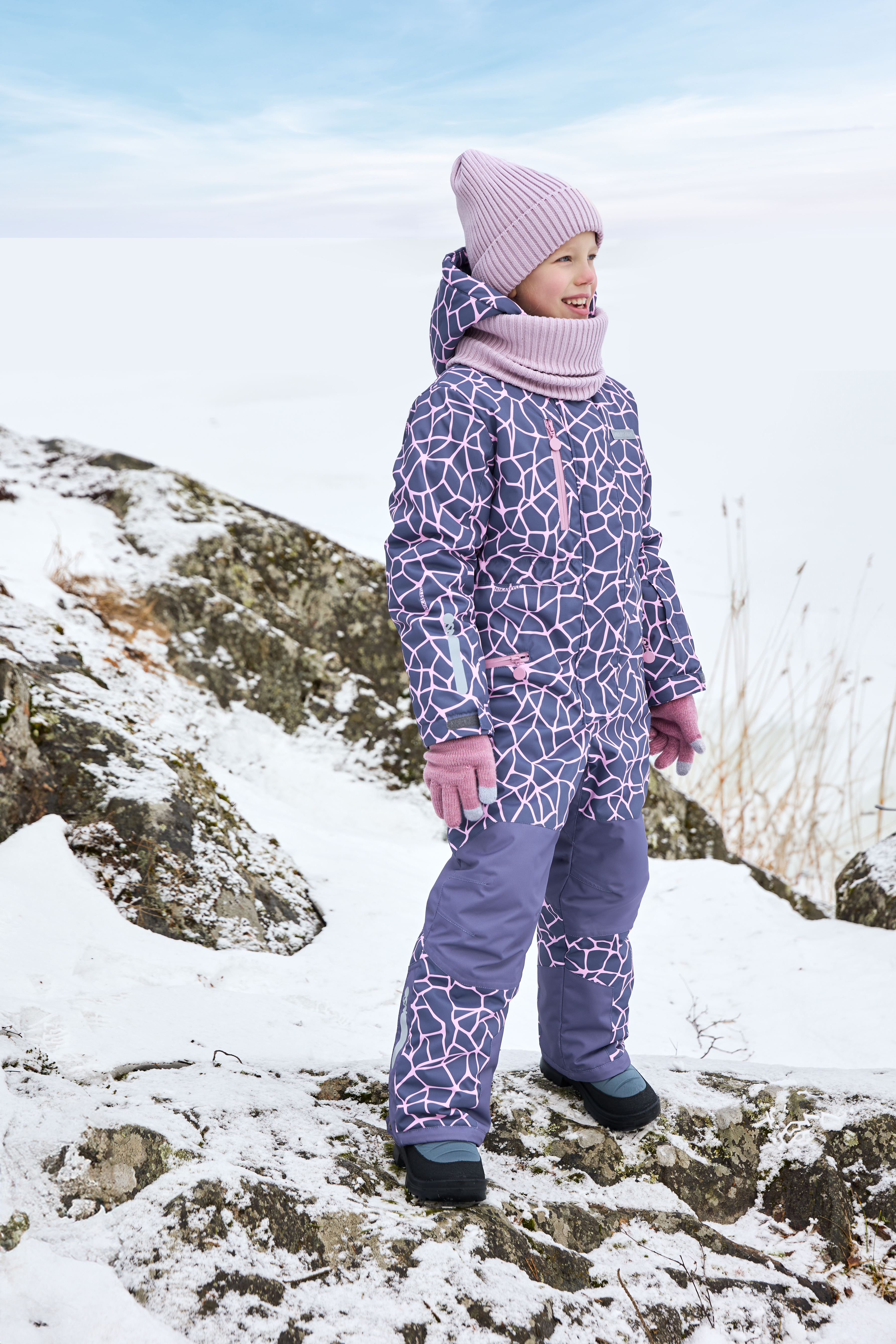 Комбинезон NIKASTYLE 8з2825 розовый/инжир - фото 3