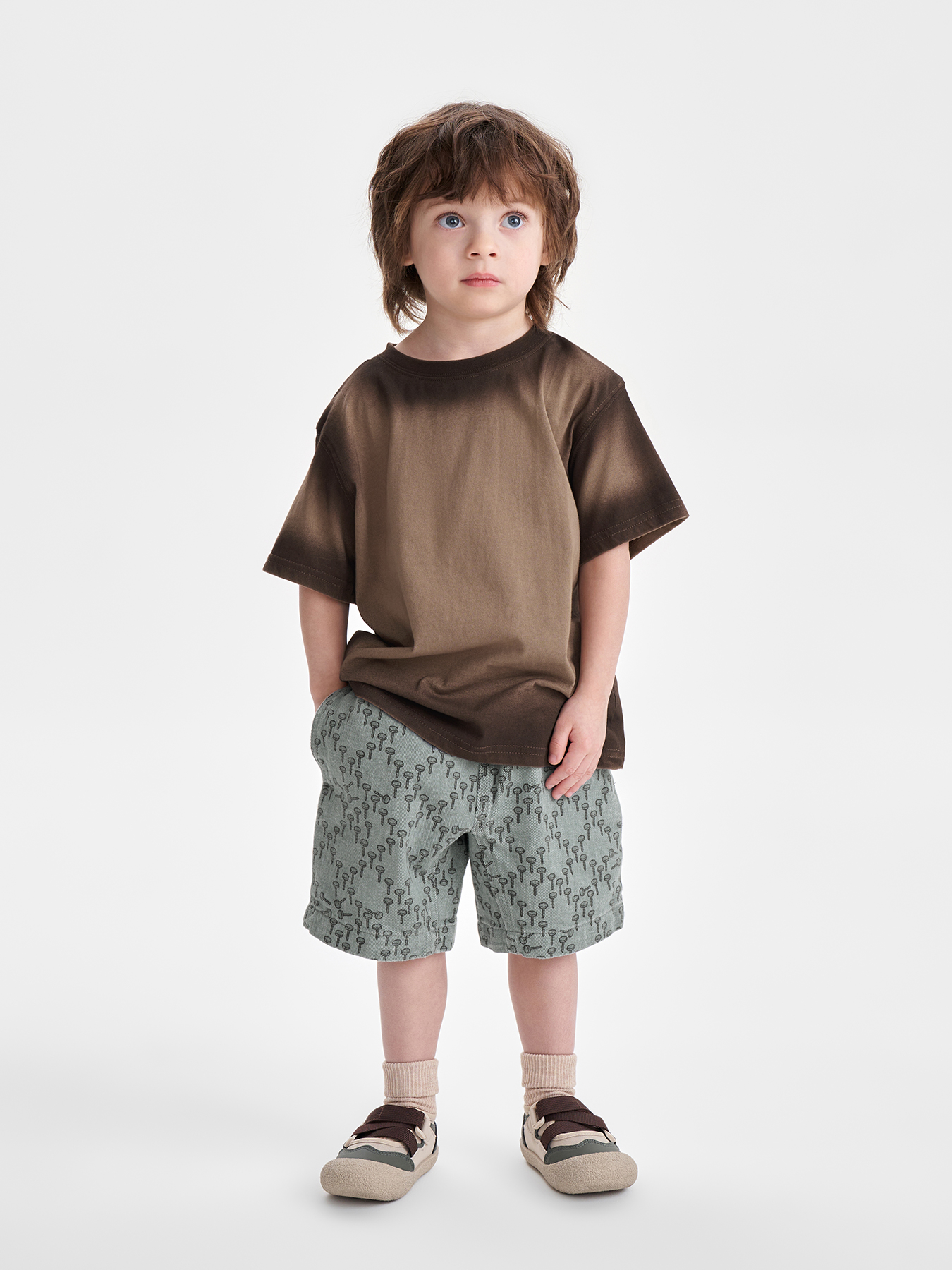 Футболка Happy Baby 88297-0_light brown (blur) - фото 13