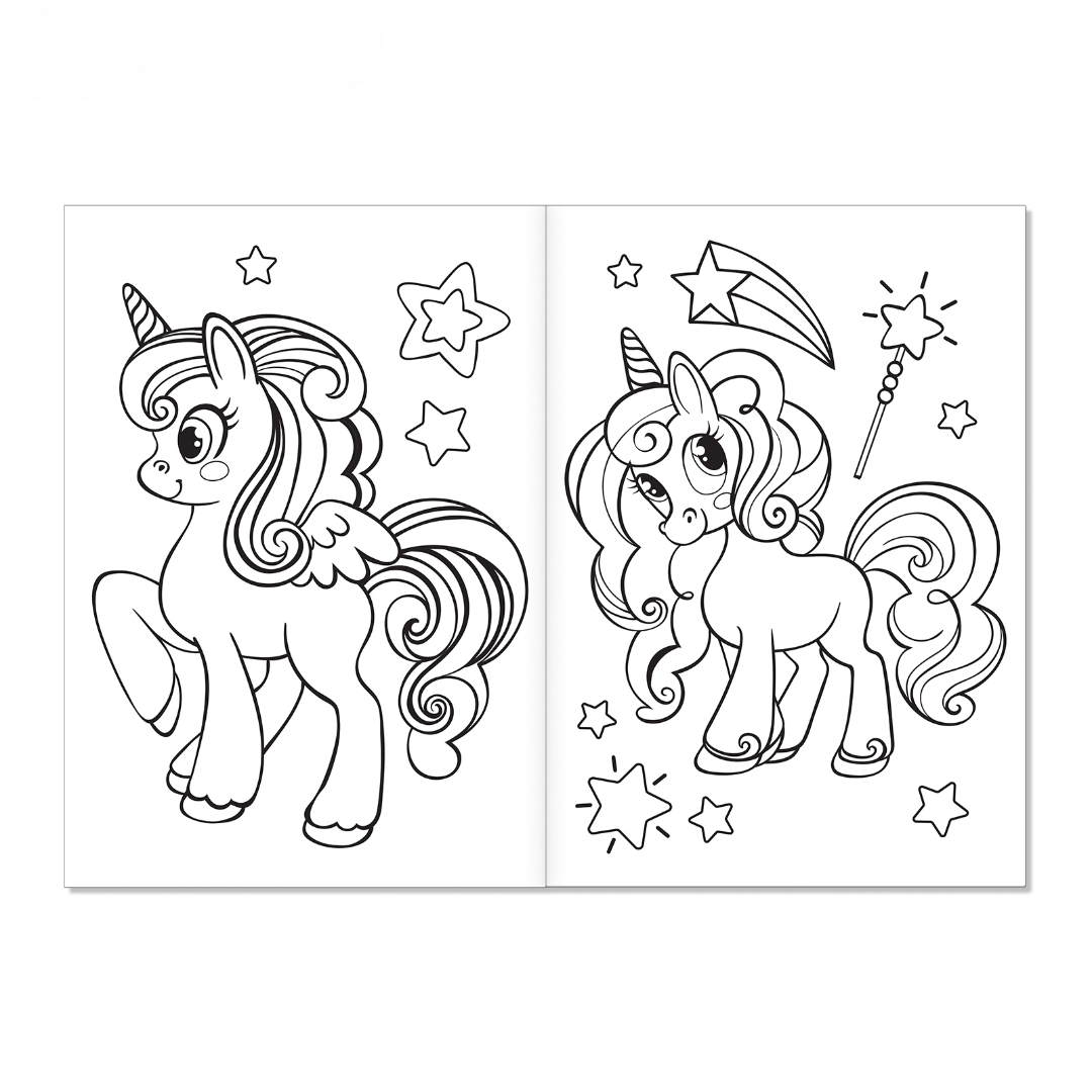 Раскраска Буква-ленд Маленькие пони А5 12 стр - фото 2