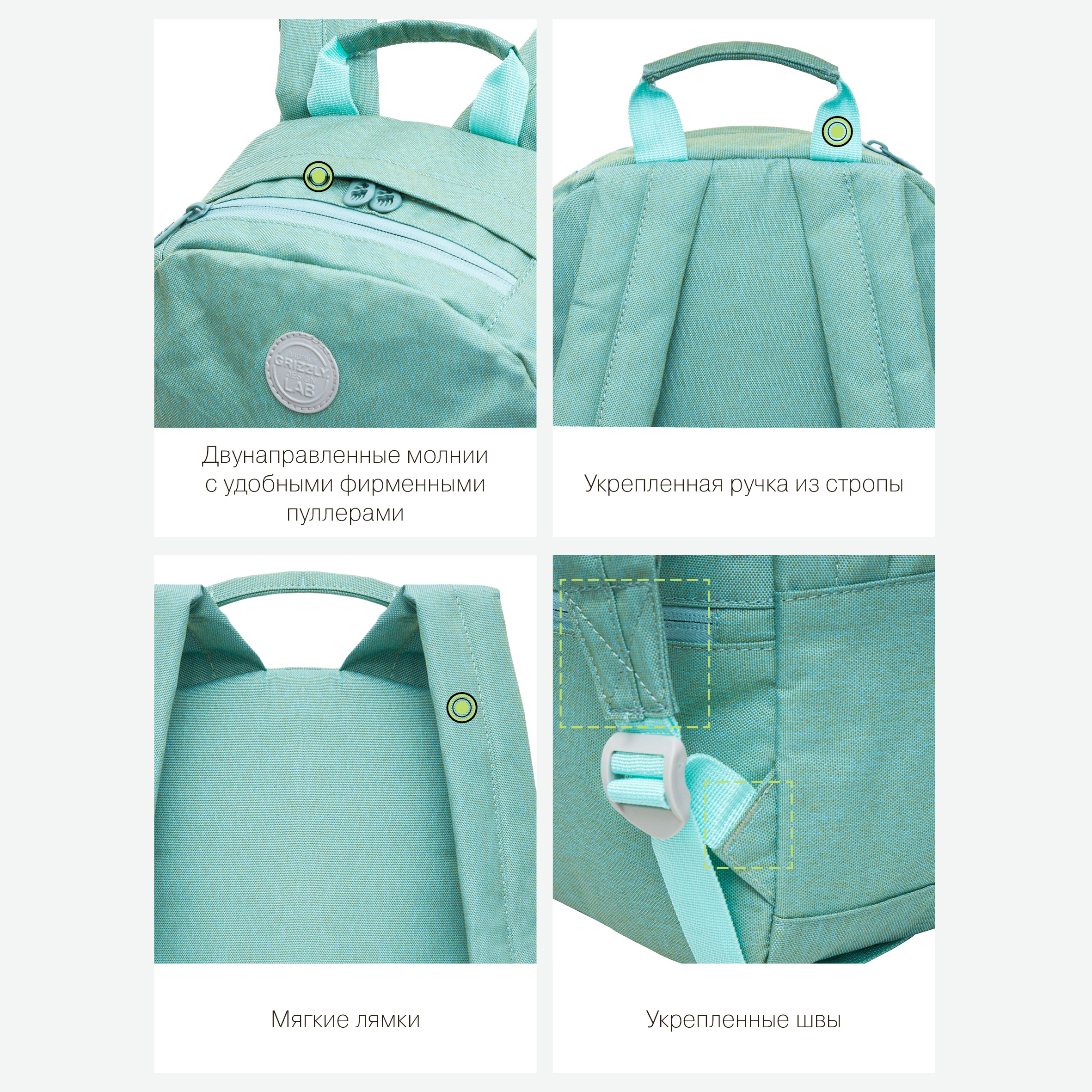 Рюкзак Grizzly для девочки - фото 11