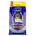 Наполнитель для кошек Сибирская кошка Супер комкующийся 5л