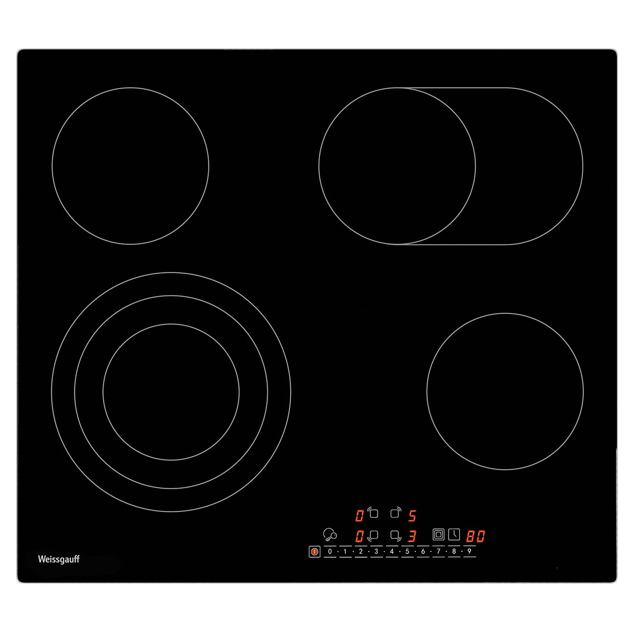 Варочная панель WEISSGAUFF HVF 643 BS - фото 9