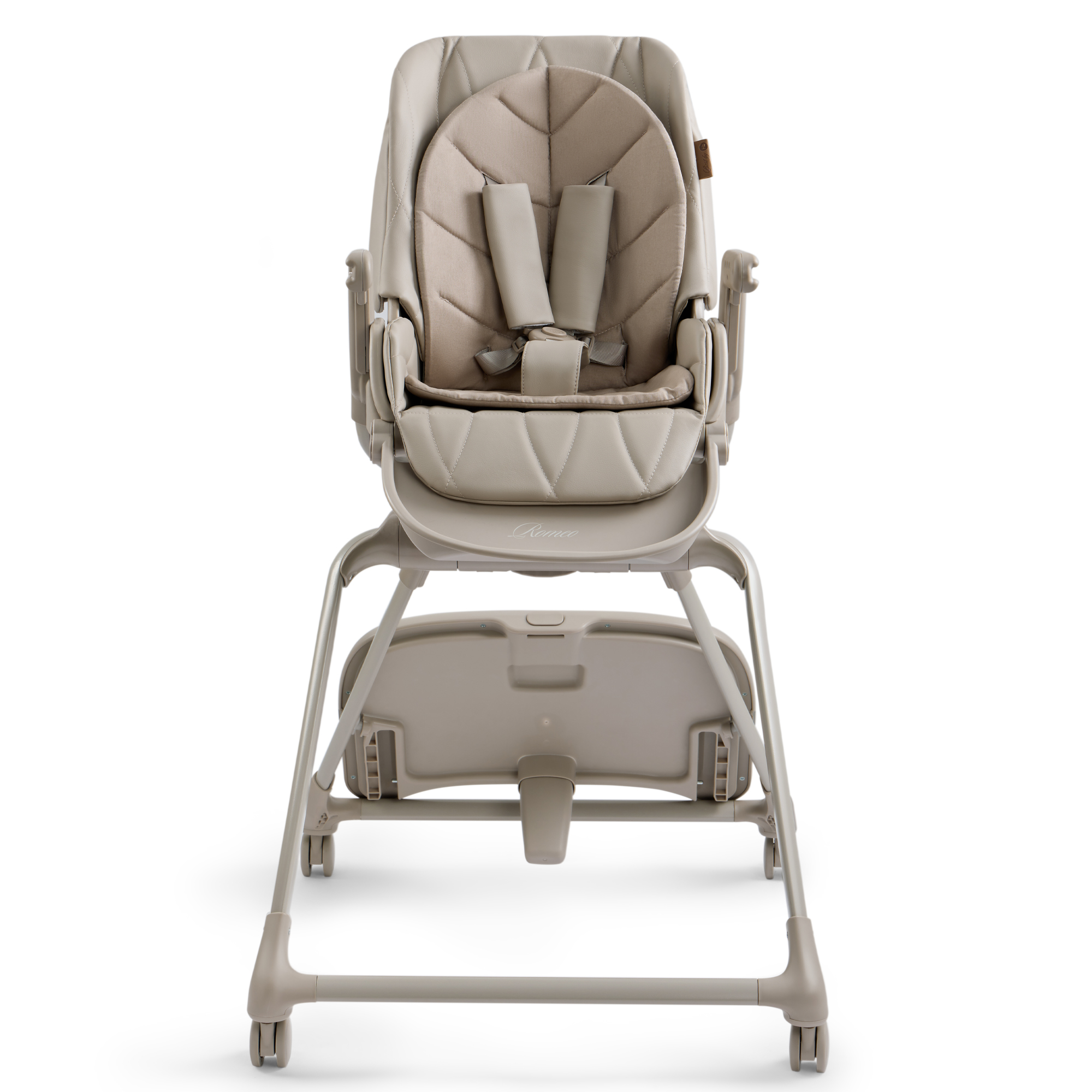 Стульчик для кормления Happy Baby ROMEO серый - фото 13