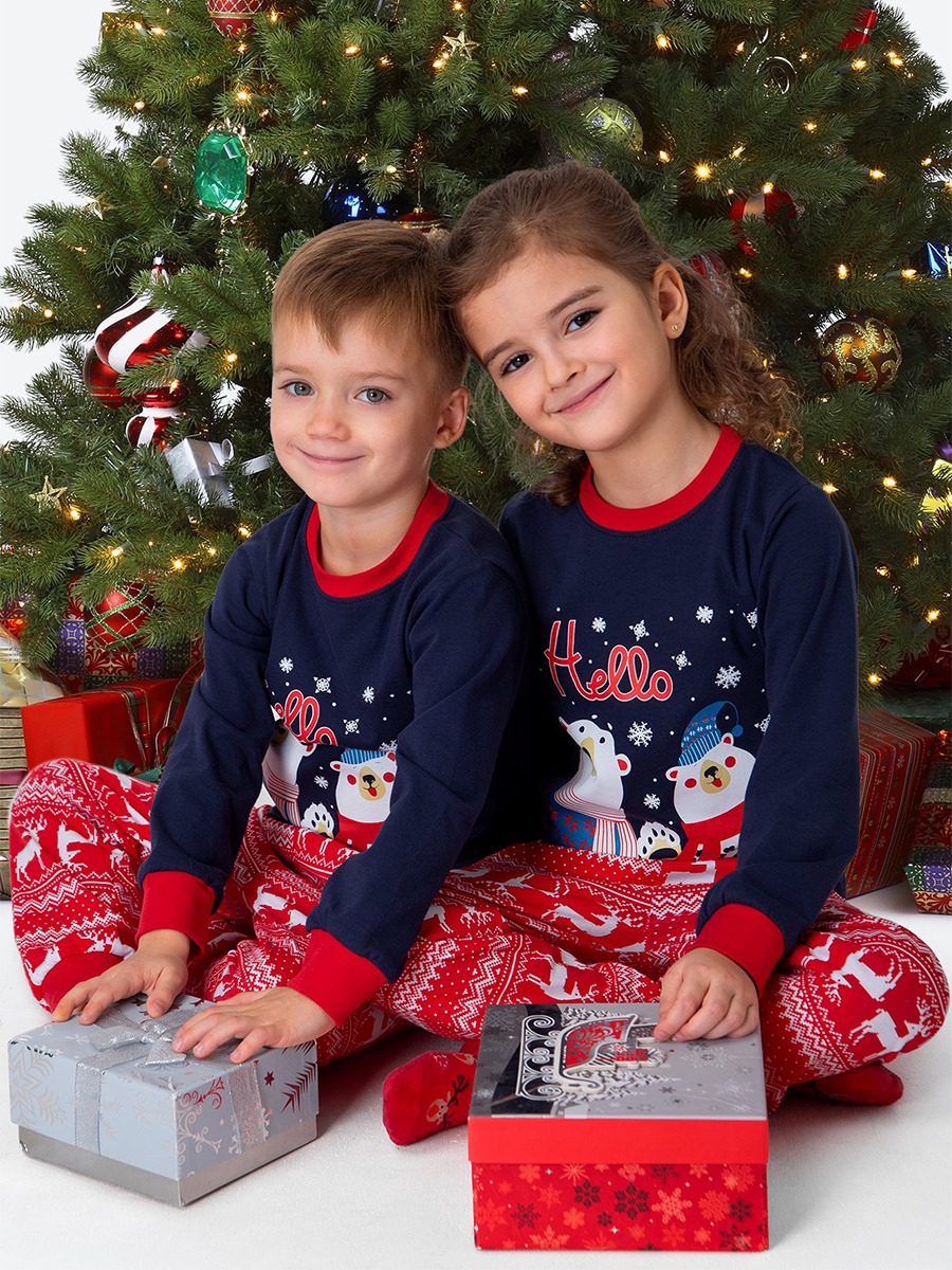 Пижама HappyFox HF00147т.синий - фото 8