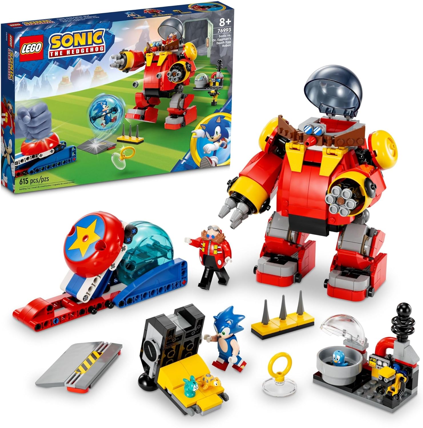 Конструктор LEGO Sonic the Hedgehog Sonic vs Dr. Eggman Death Egg 615 дет. - фото 1