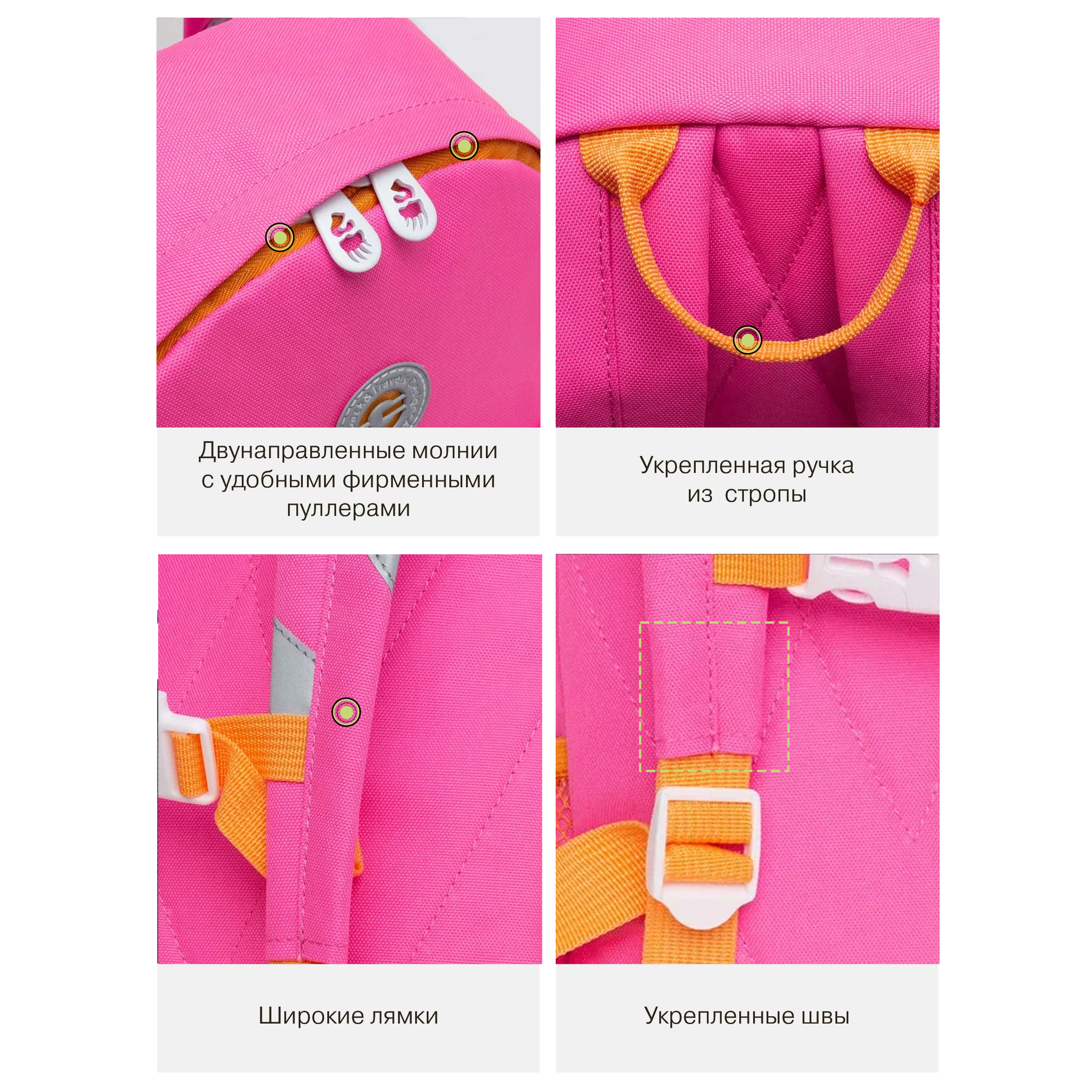 Рюкзак дошкольный Grizzly для девочки - фото 12