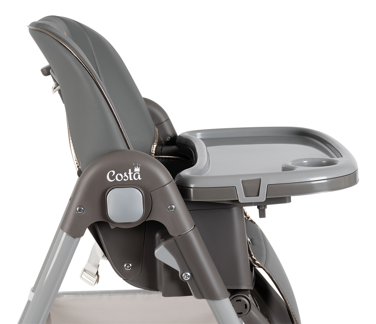 Стульчик для кормления Costa Adelia серый - фото 14