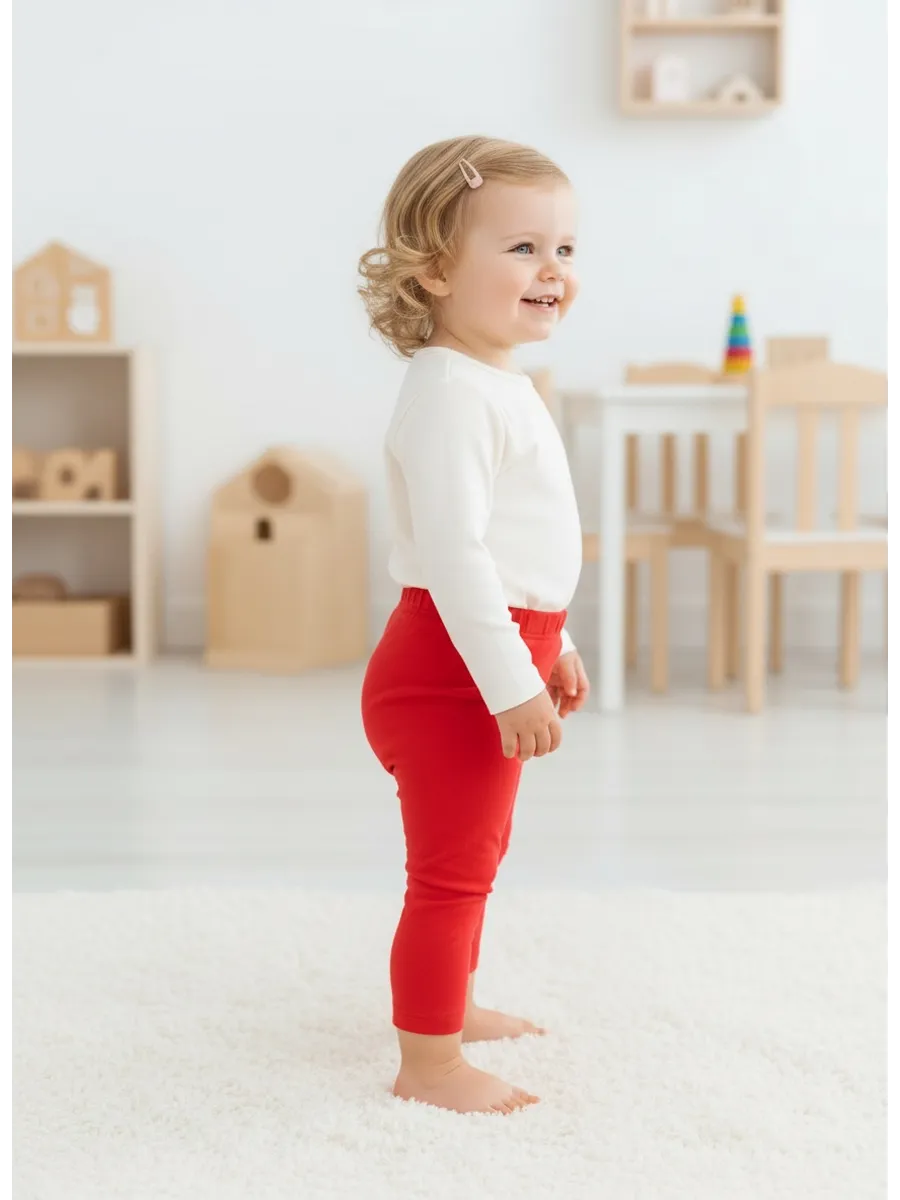 Штанишки Linas baby 771-12R-Красный - фото 7