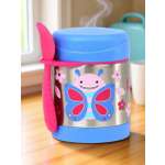 Термос Skip Hop со столовым прибором Бабочка Блоссом