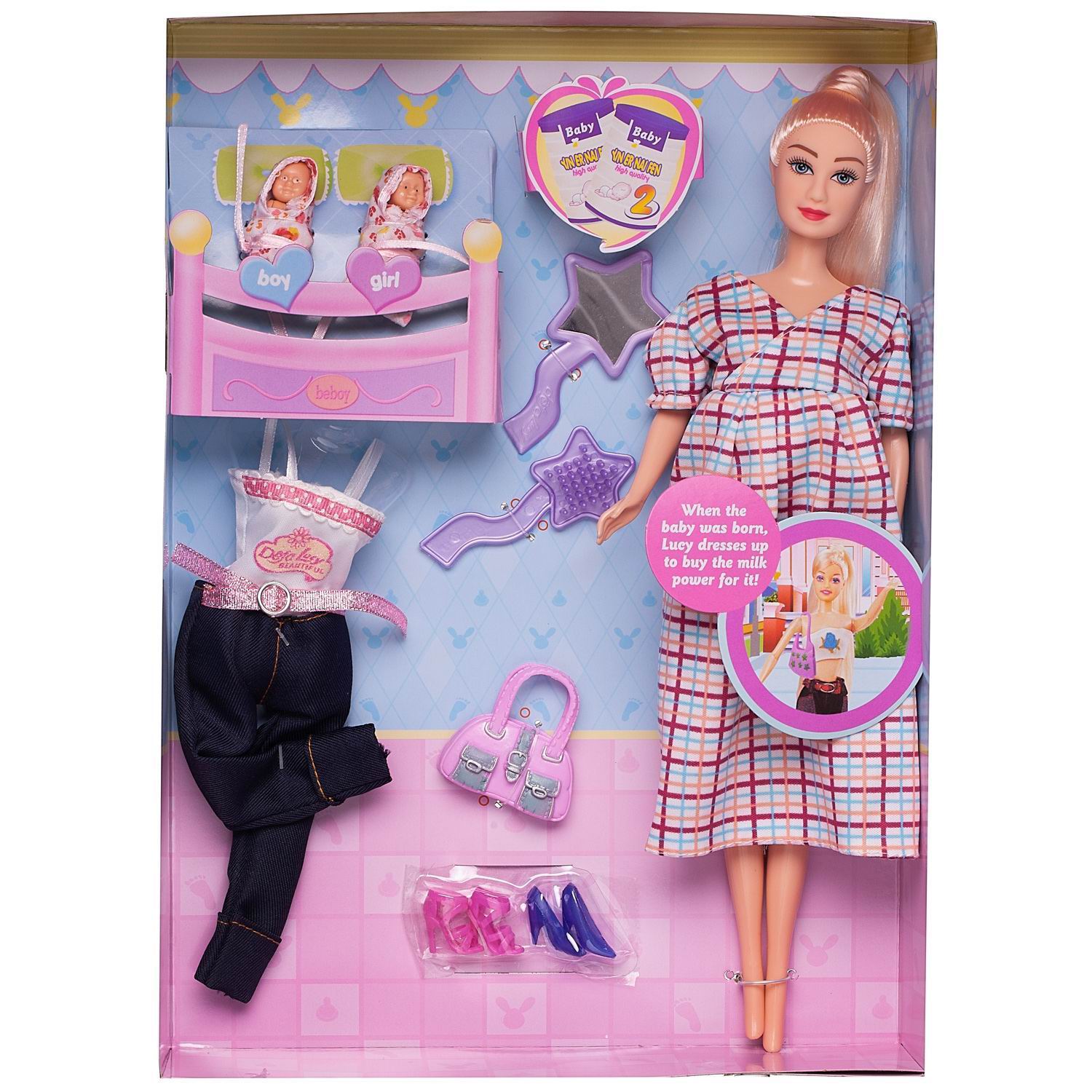 Кукла модельная Abtoys 8009d/клетка - фото 3