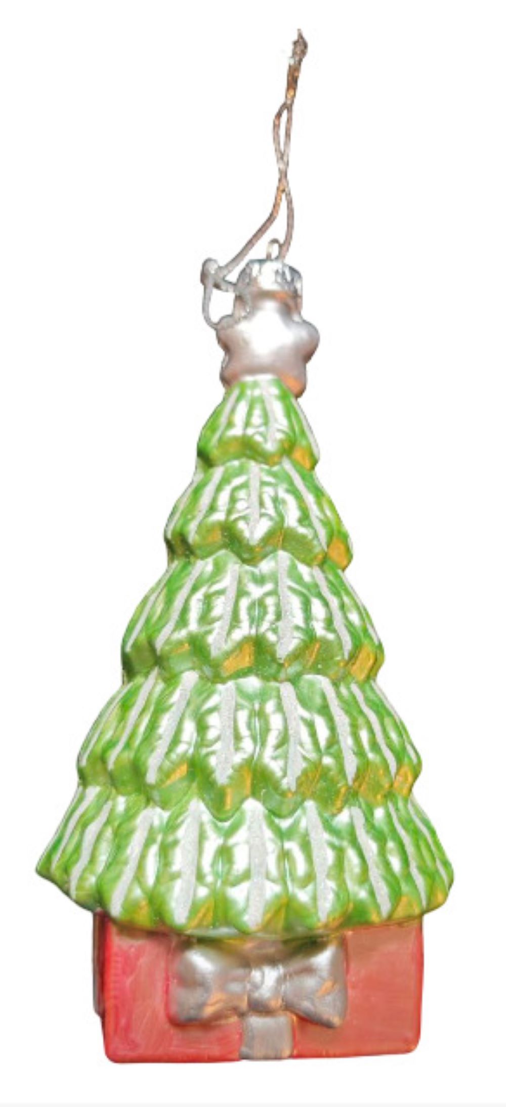 Ёлочное украшение Магия праздника Елка заснеженная 15 см - фото 1