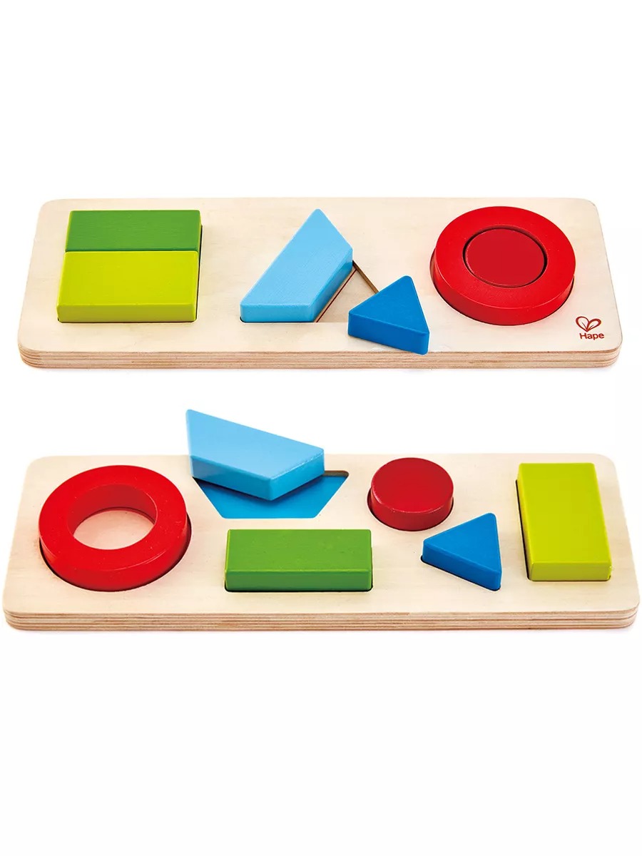 Игрушка для малышей HAPE Цвета и формы 7 предметов E1615_HP - фото 3