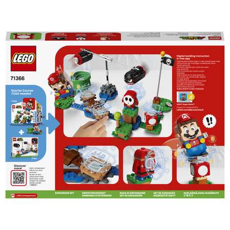 Конструктор LEGO Super Mario Огневой налёт Билла-банзай блочный