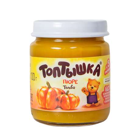 Пюре Топтышка Тыква с 5 мес 100 г