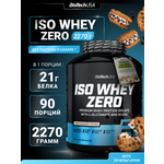 Изолят сывороточного протеина BiotechUSA Iso Whey Zero 2270 г. Печенье с кремом