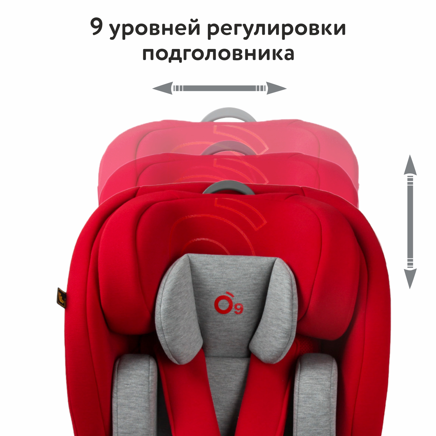 Автокресло nado Garnet red Isofix 1/2/3 (9-36 кг) - фото 4
