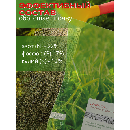 Удобрение весна - лето Сельхозтрест Для газона 3 кг