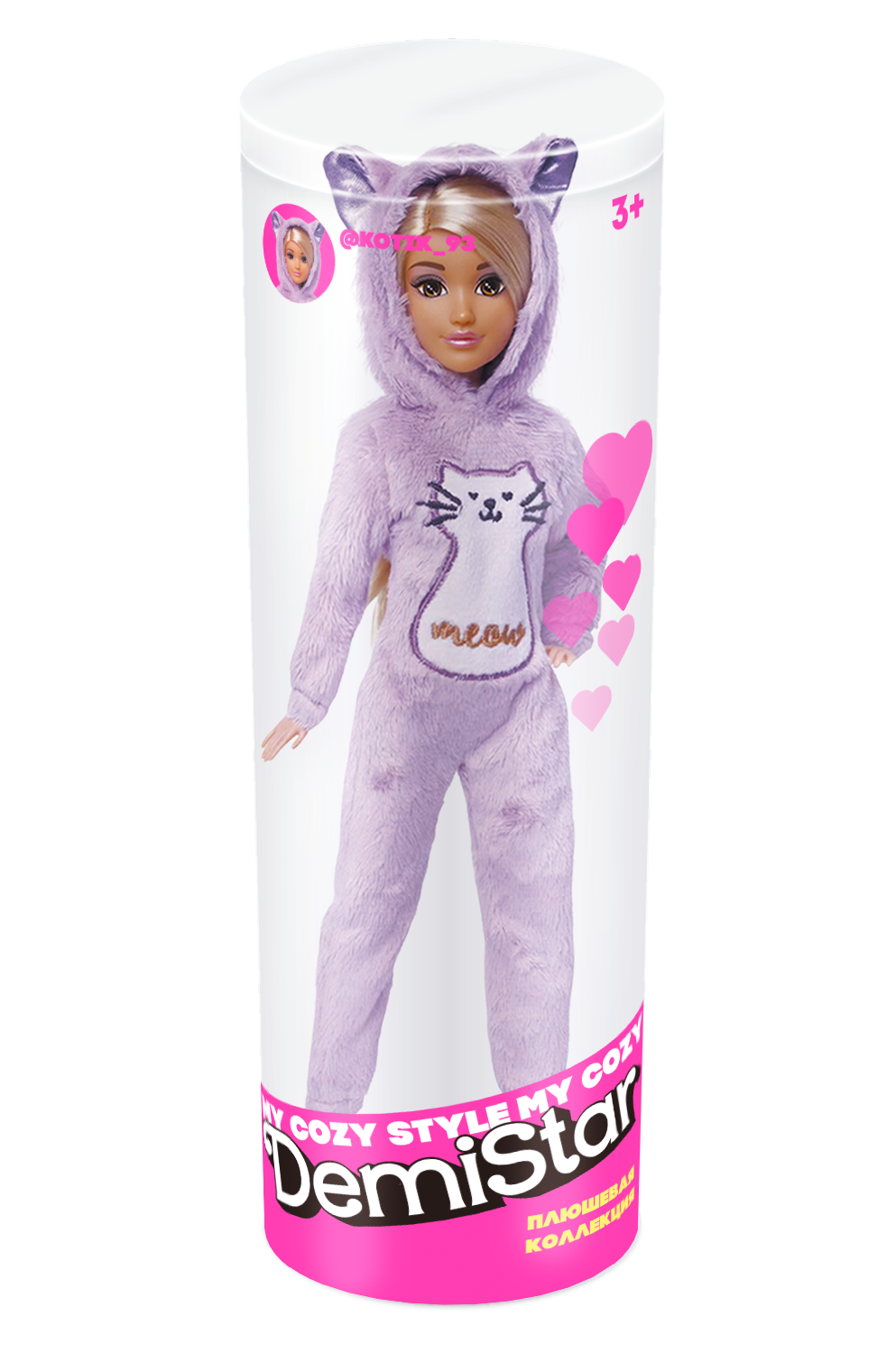 Кукла модельная Demi Star Котик 616663A - фото 2