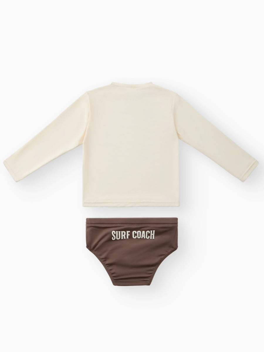 Купальный костюм Happy Baby 50697-1_chocolate - фото 3