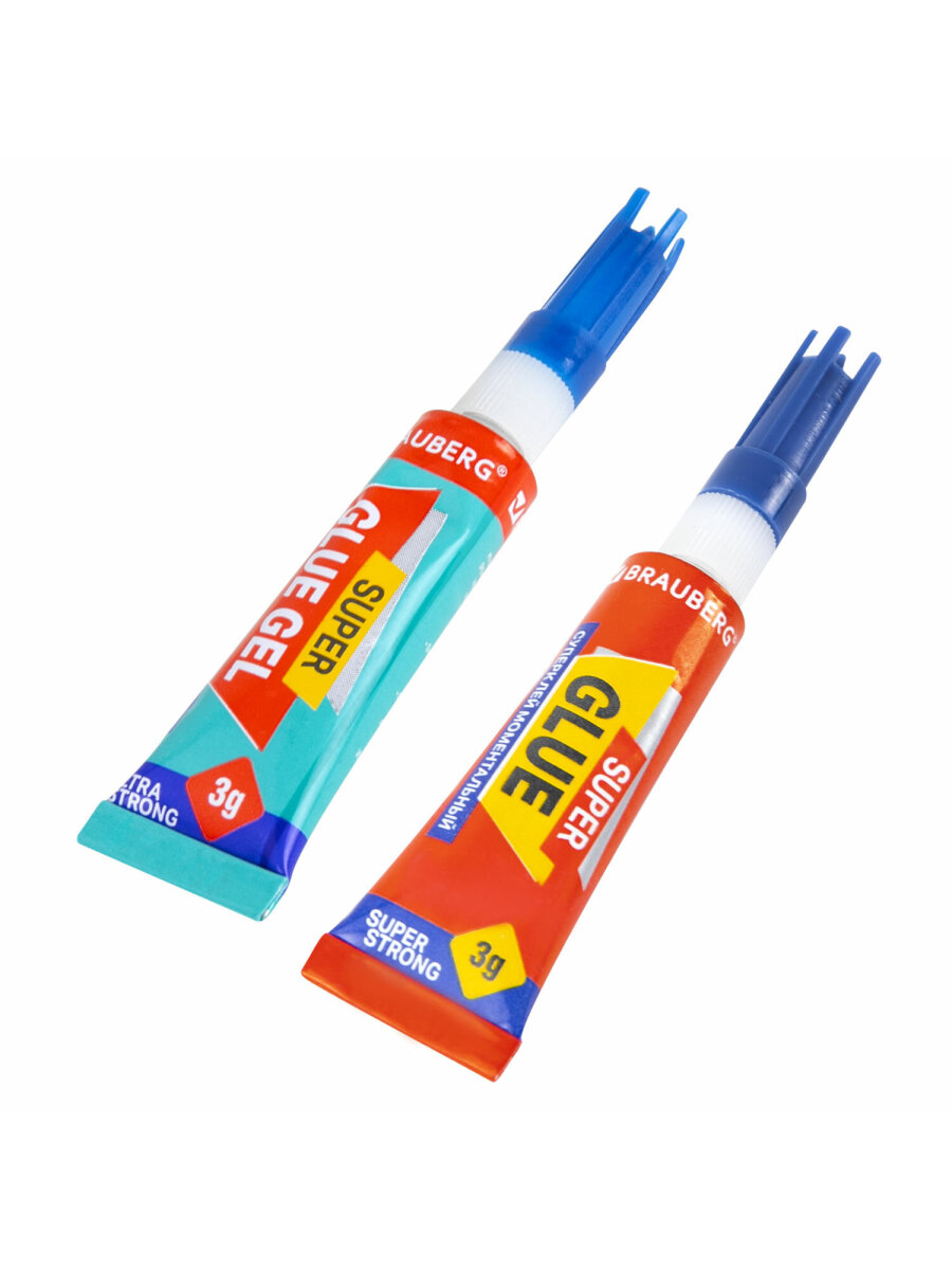 Клей Brauberg гель 3 штуки + супер клей 3 штуки - фото 10