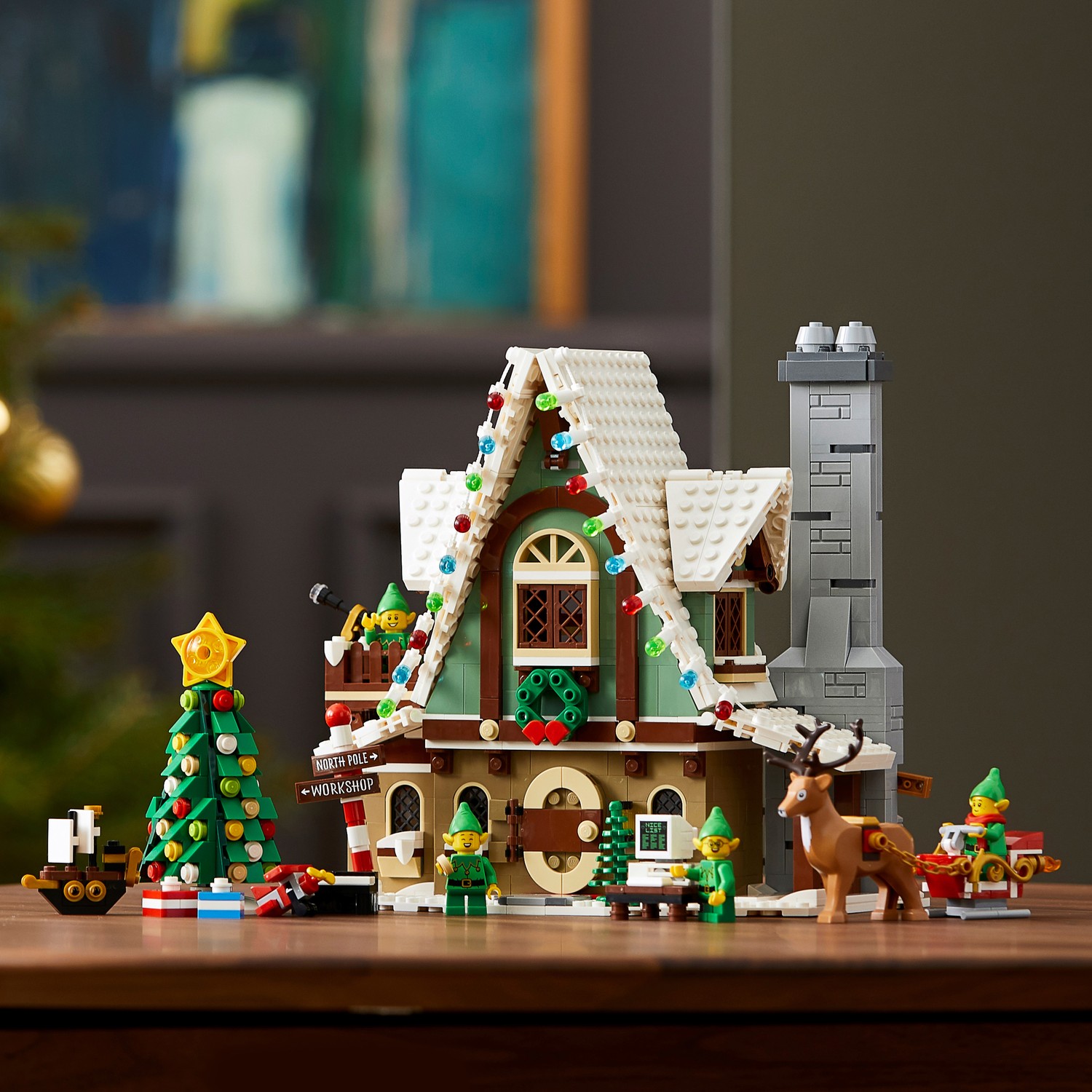 Конструктор LEGO Icons Домик эльфов блочный - фото 8