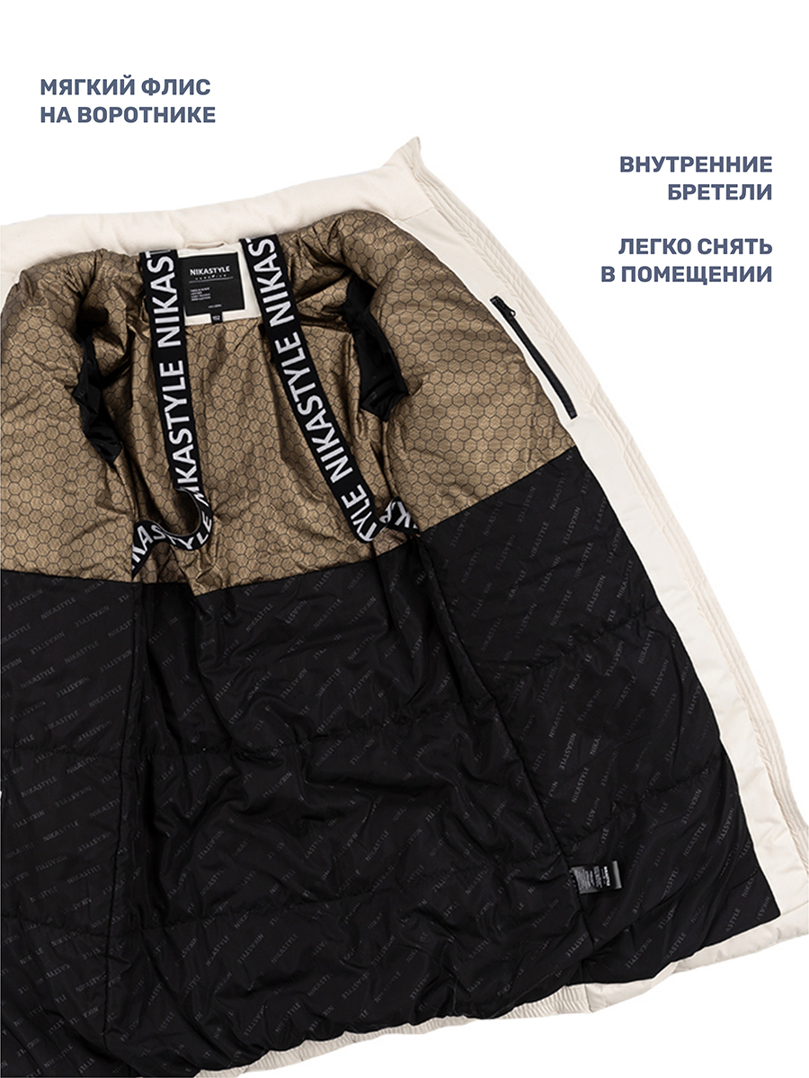 Пальто NIKASTYLE 6з9424 молоко - фото 12
