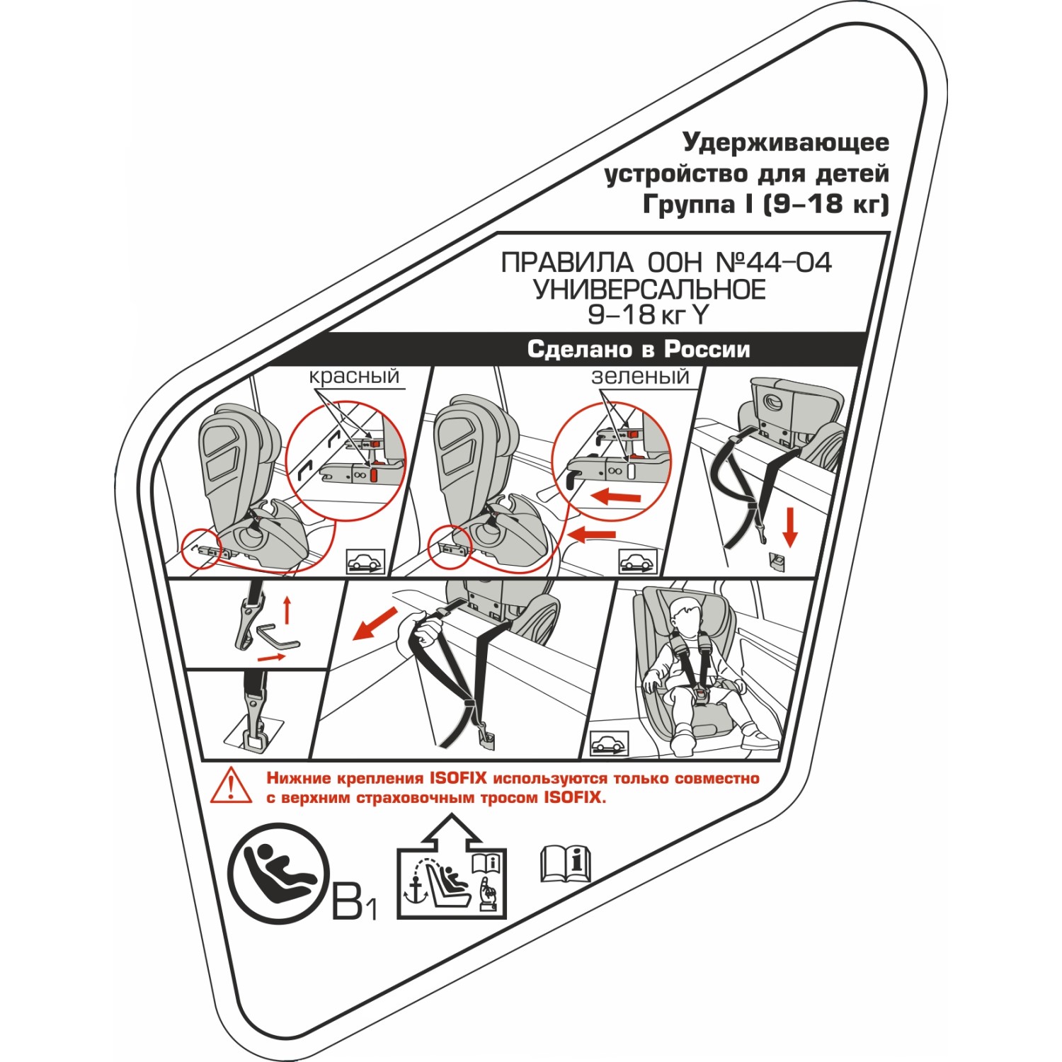 Автокресло Olsson Atlas Isofix Black-Gray Isofix 1/2/3 (9-36 кг) - фото 18