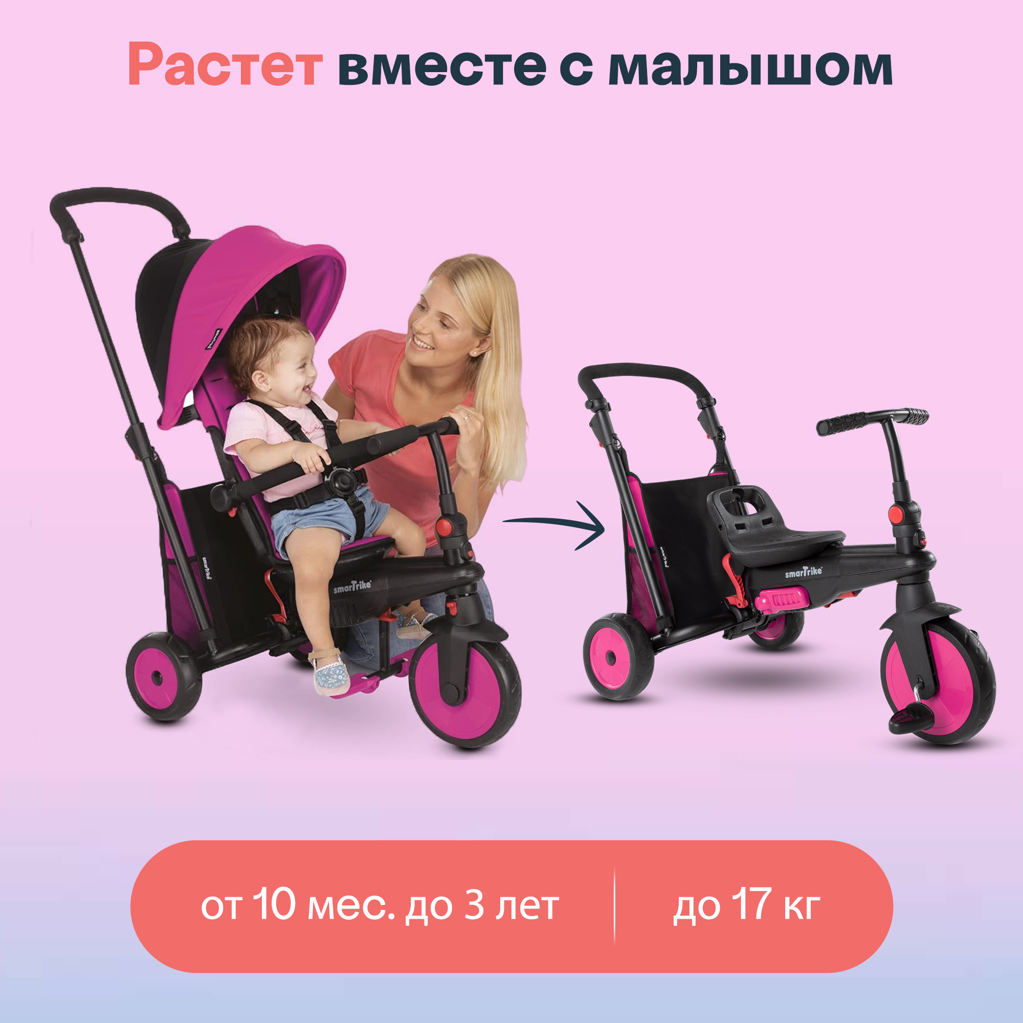Трехколесный велосипед SmarTrike - фото 12