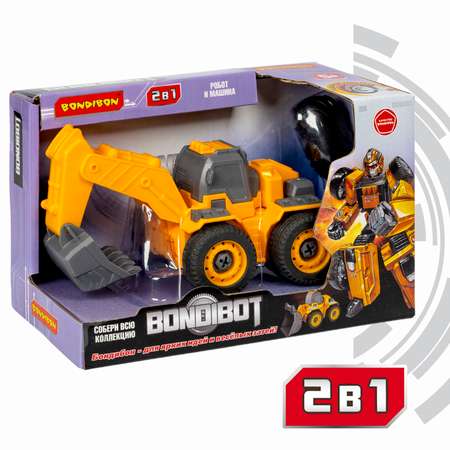 Фигурка Bondibon трансформер Робот Трактор 2в1
