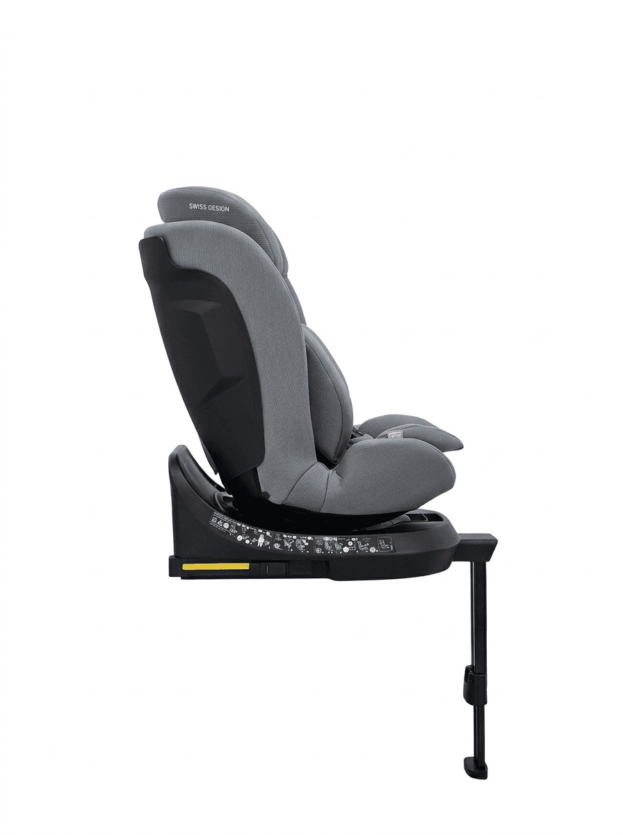 Автокресло agex Grow i-Fix Isofix 0+/1/2/3 (0-36 кг) серый - фото 11