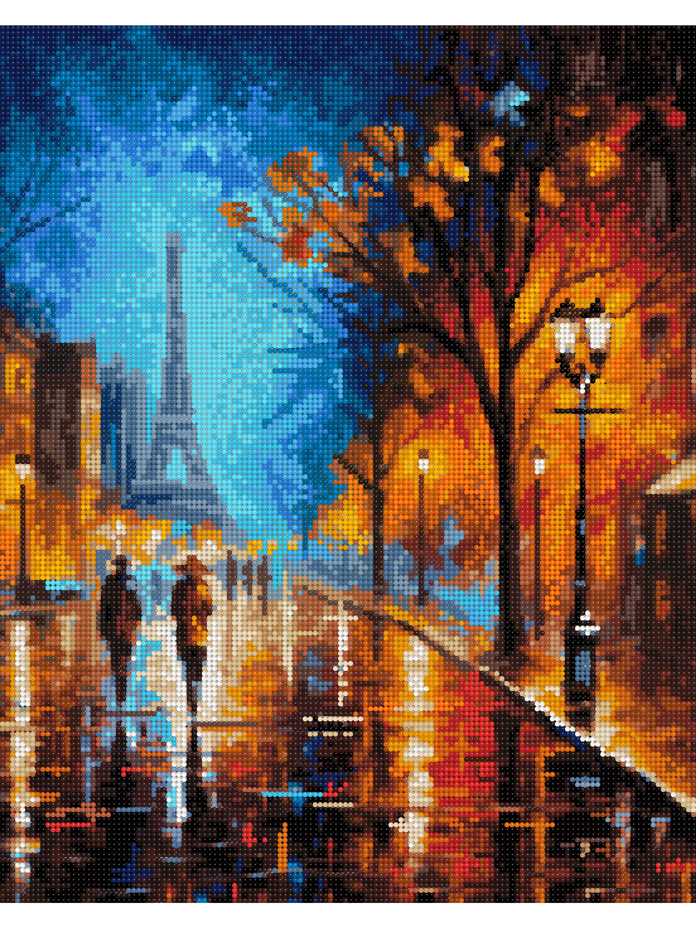 Алмазная мозаика Art sensation Дождливая осень в ассортименте - фото 2