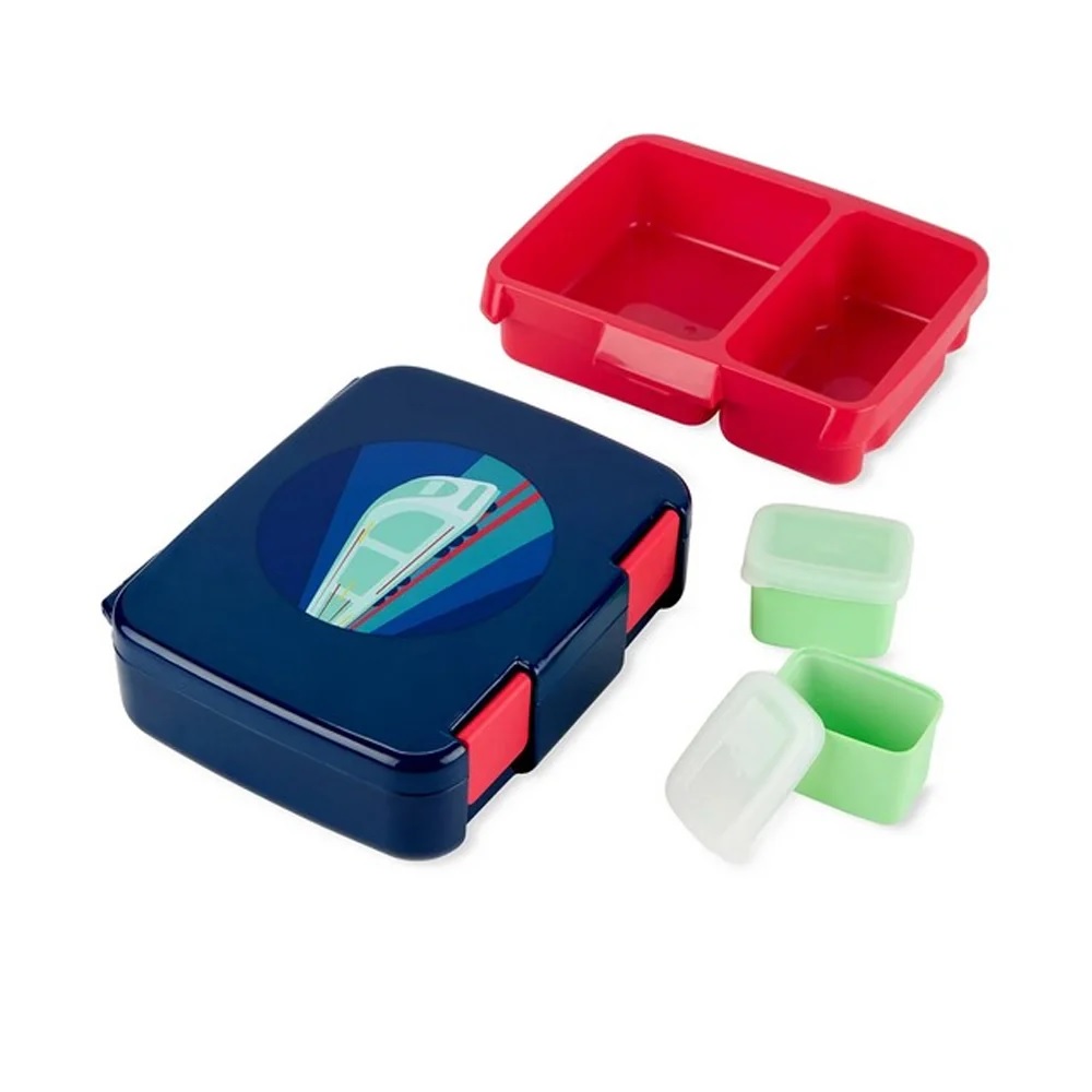 Набор контейнеров Skip Hop для завтрака с делением Поезд - фото 4