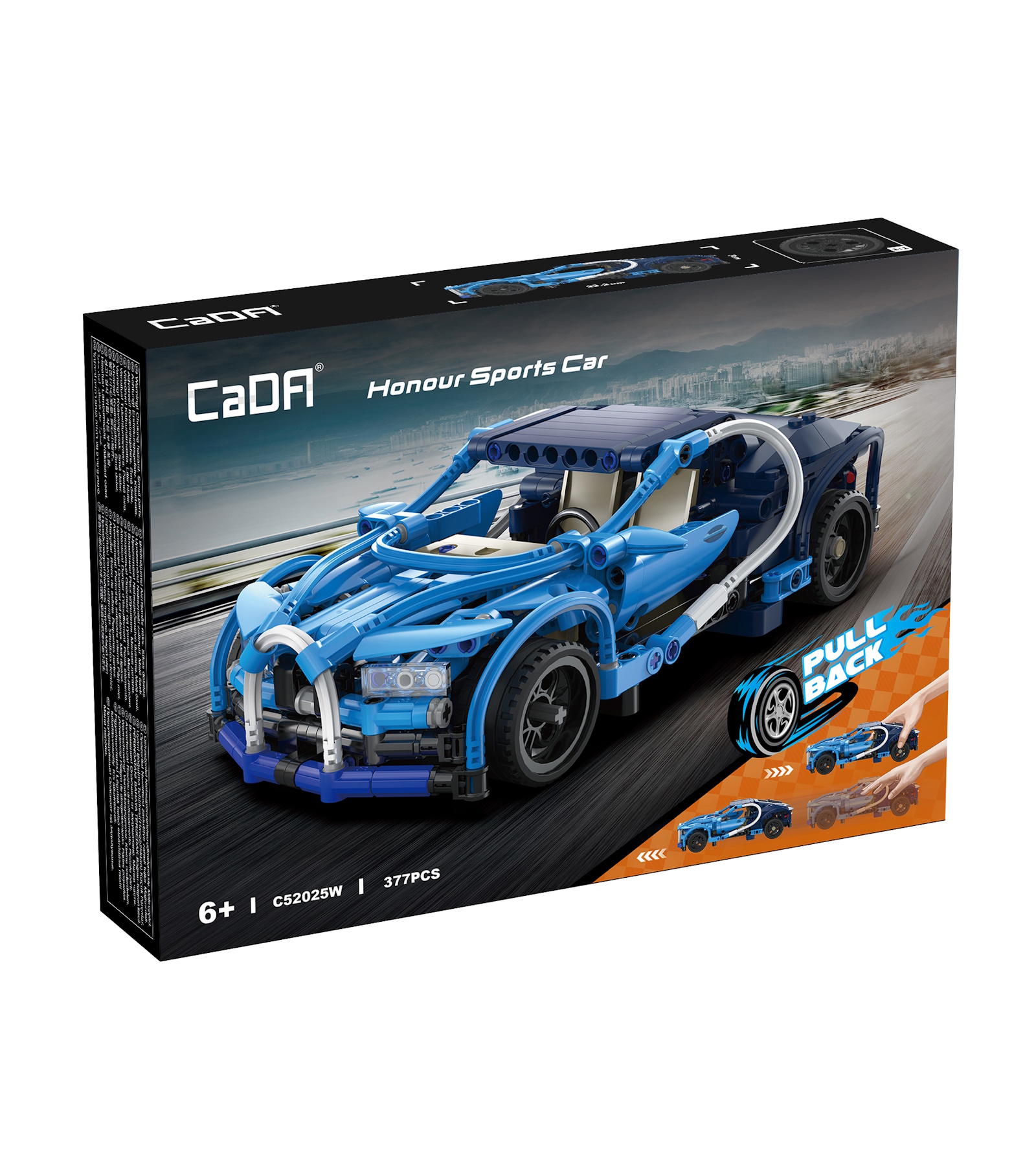 Конструктор CaDa Honour Sports car 377 дет. - фото 4