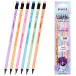 Карандаши чернографитные Funster 6 шт. в ассортименте