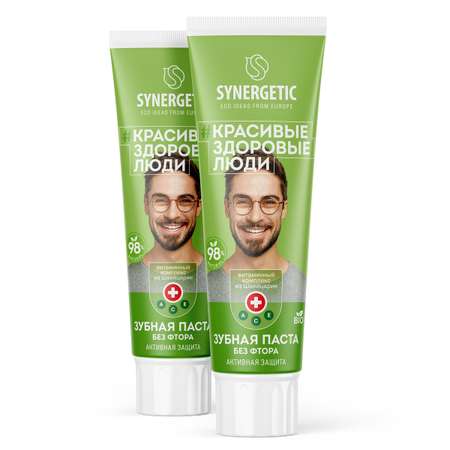 Зубная паста Synergetic без фтора мята