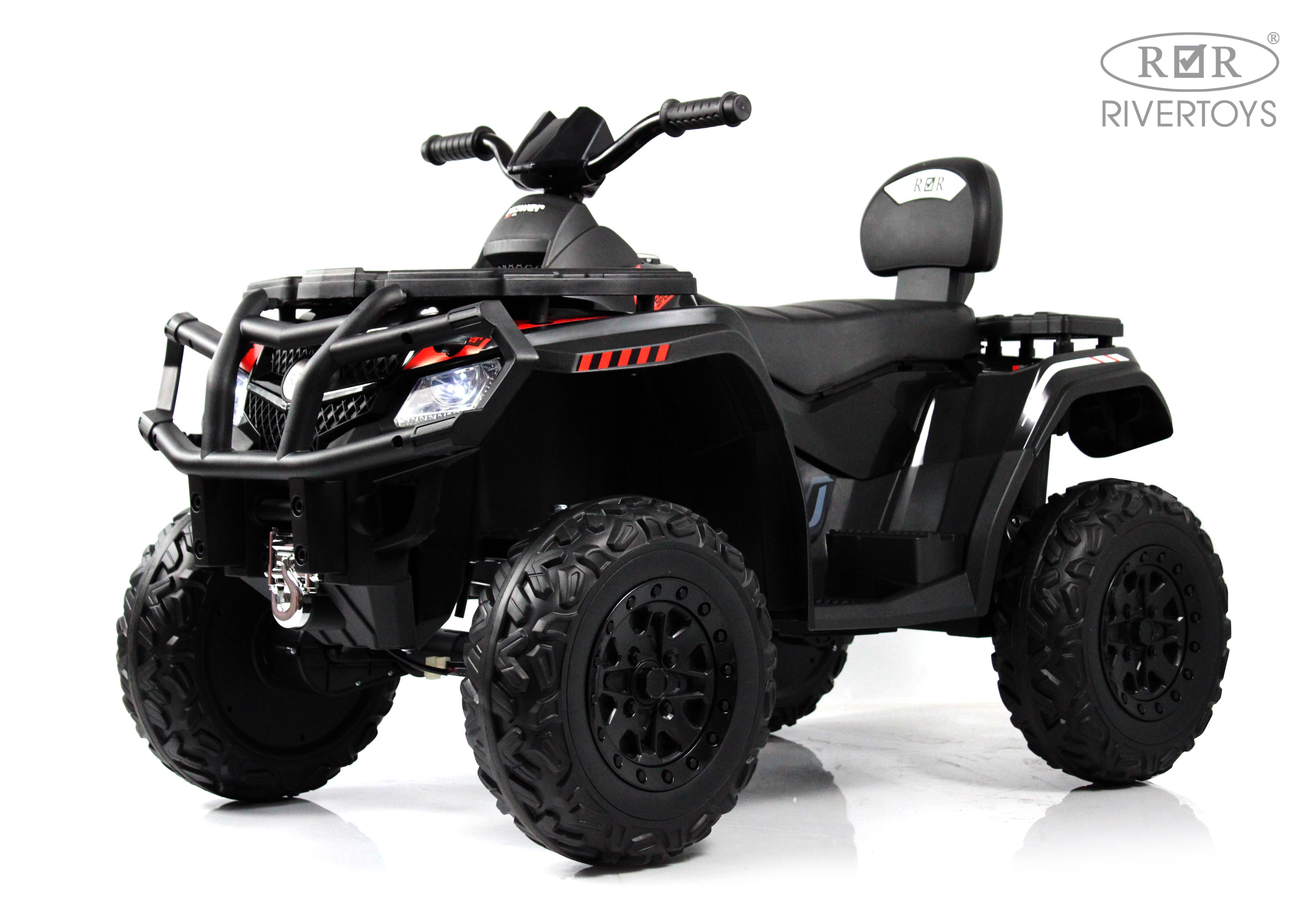 Квадроцикл RIVERTOYS T001TT-BLACK С пультом ДУ - фото 12