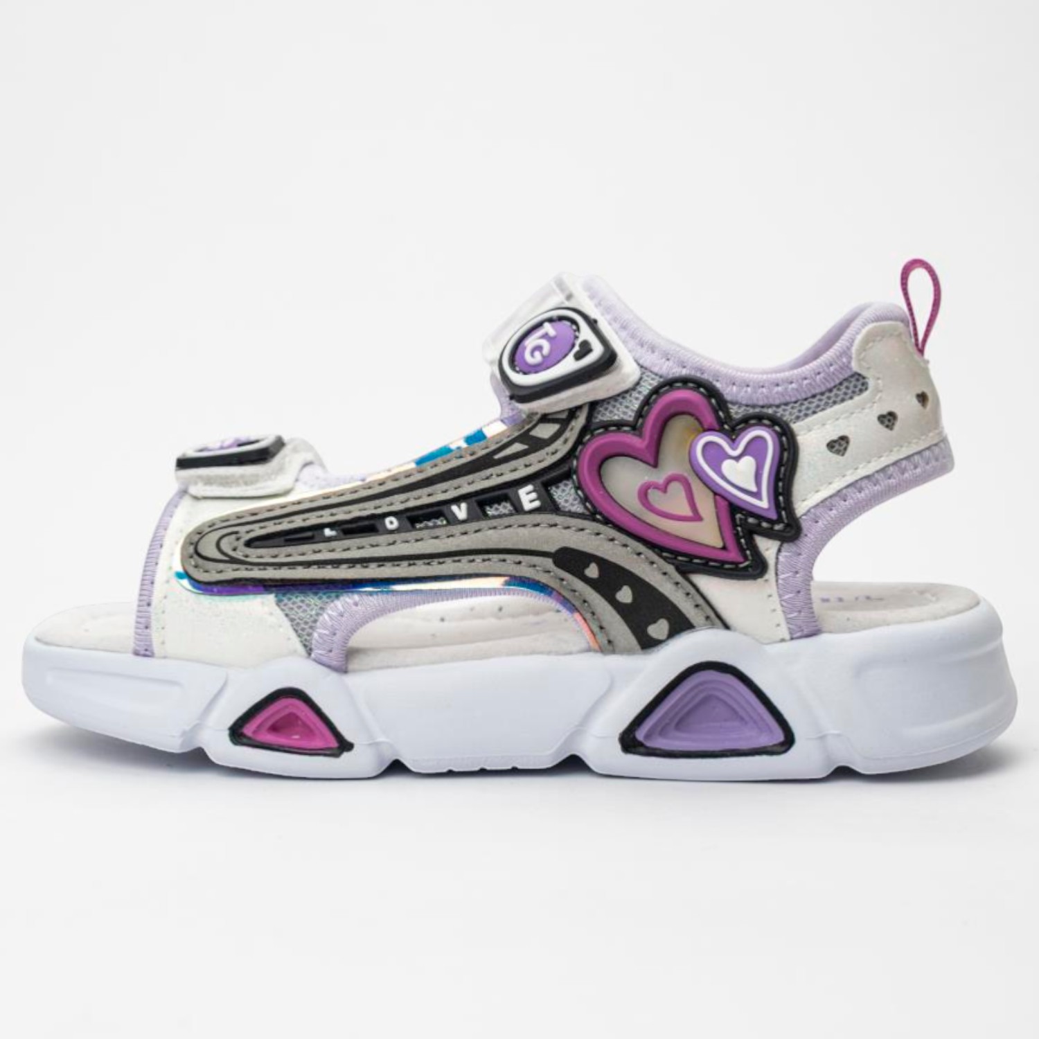 Сандалии TikkaGo 7F18_2605_lilac-white - фото 4