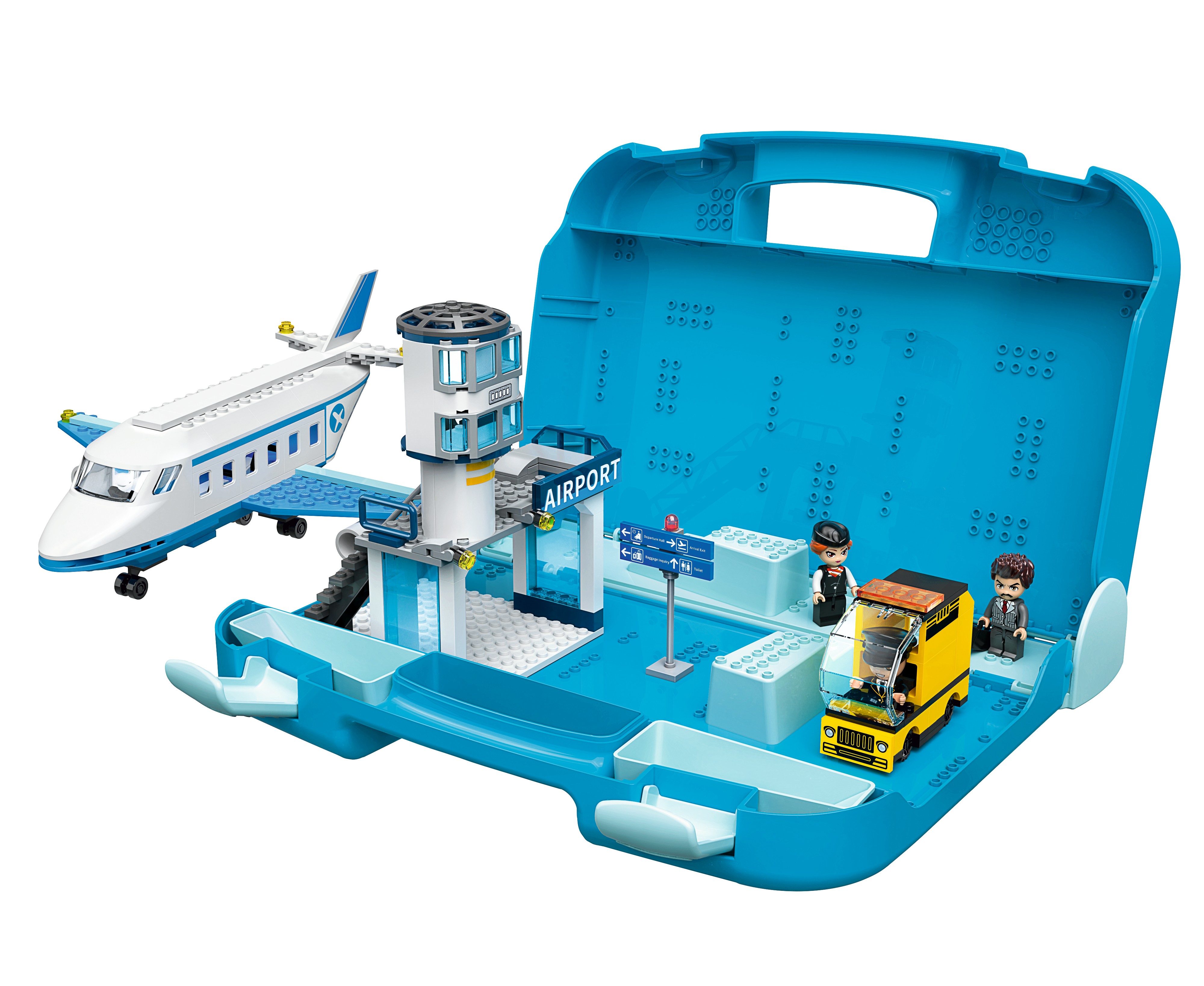 Конструктор QMAN Самолет 237 дет. - фото 2