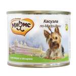 Корм для собак Мнямс Касуэла по-Мадридски кролик с овощами консервированный 200г