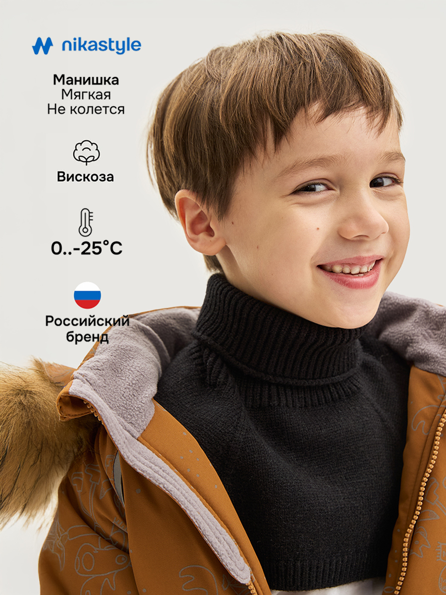 Манишка NIKASTYLE 17з17825 черный - фото 2