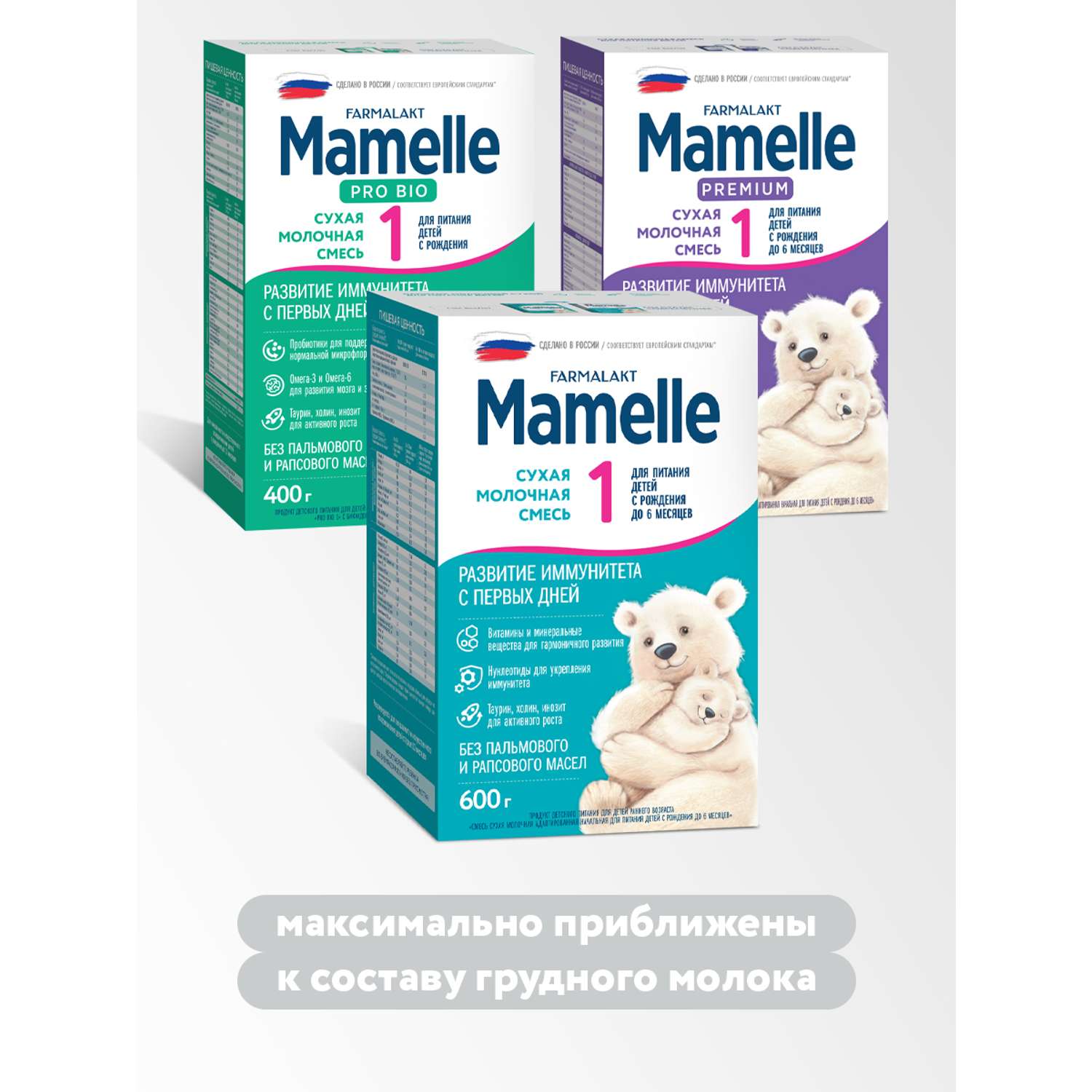 Смесь молочная Mamelle 1 600г с 0месяцев - фото 8