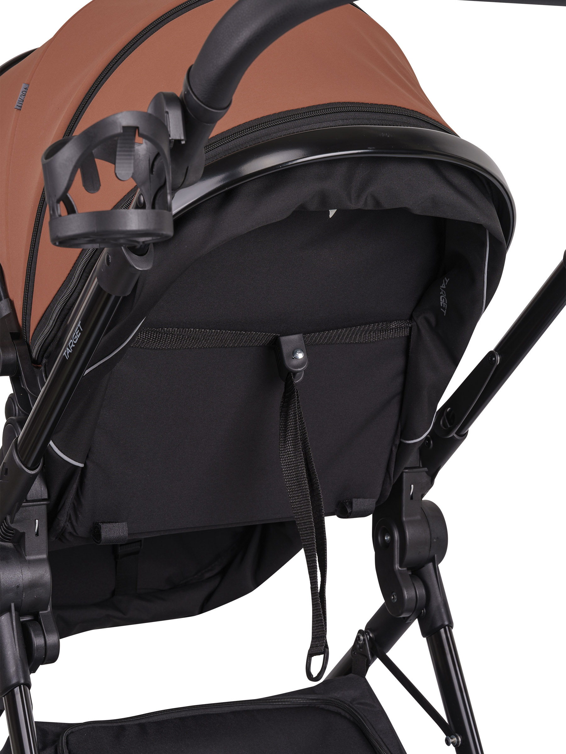 Коляска трансформер Indigo TARGET 3в1 оранжевый - фото 31