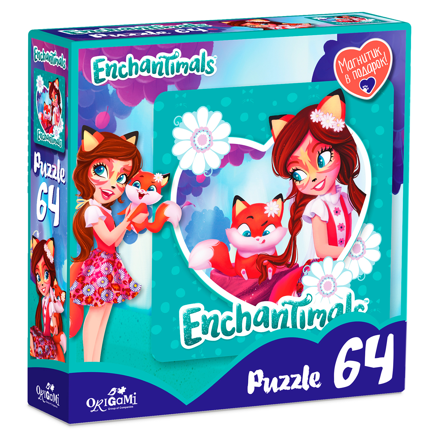 Пазл ORIGAMI Enchantimals классический в ассортименте - фото 2