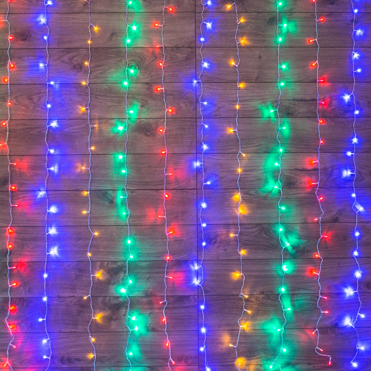 Светодиодная гирлянда NEON-NIGHT Дождь-занавес 1.5х1 м 8 режимов свечение мультиколор 235-029 - фото 7