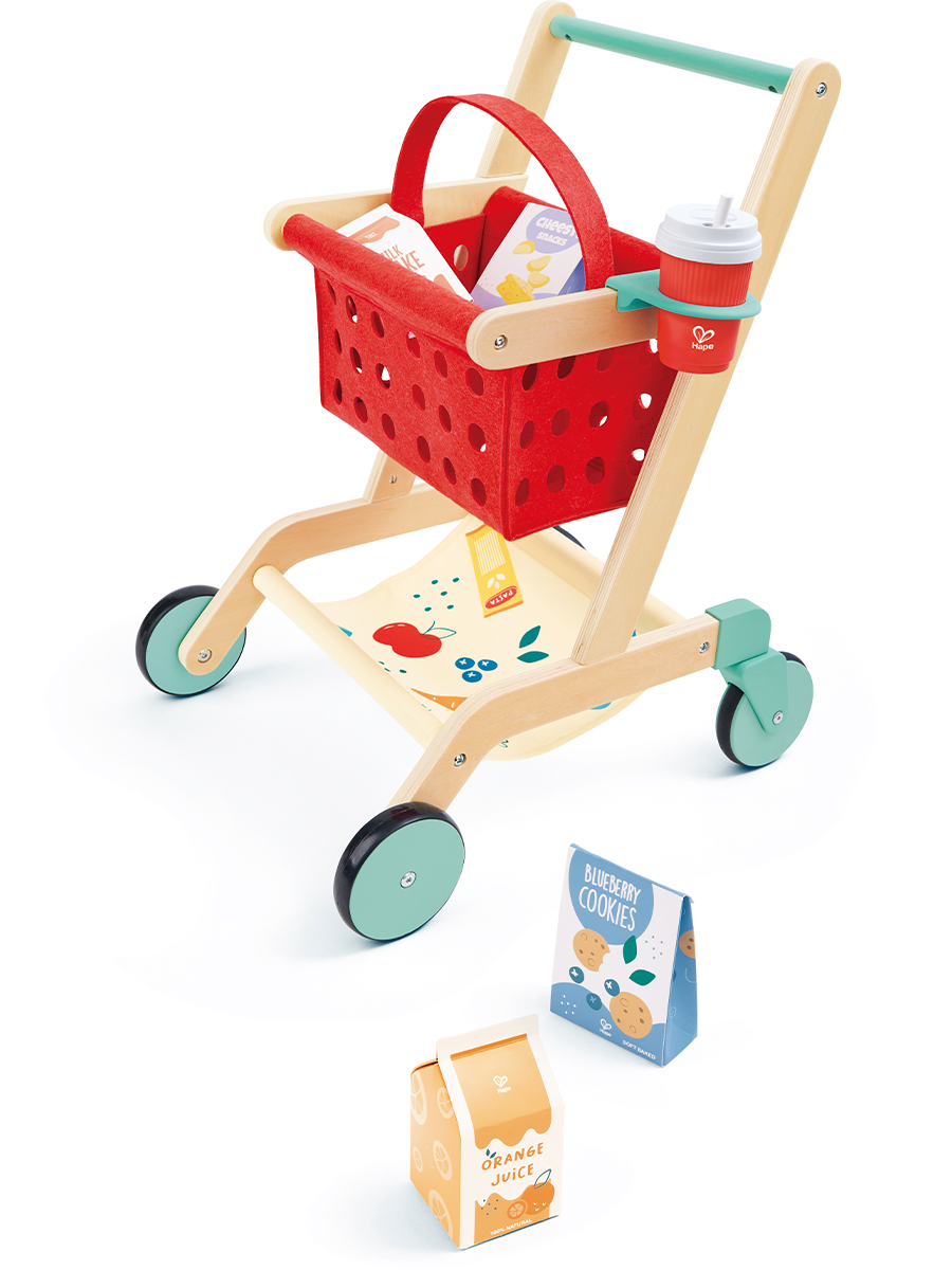Игровой набор Hape тележки и корзинки - фото 7