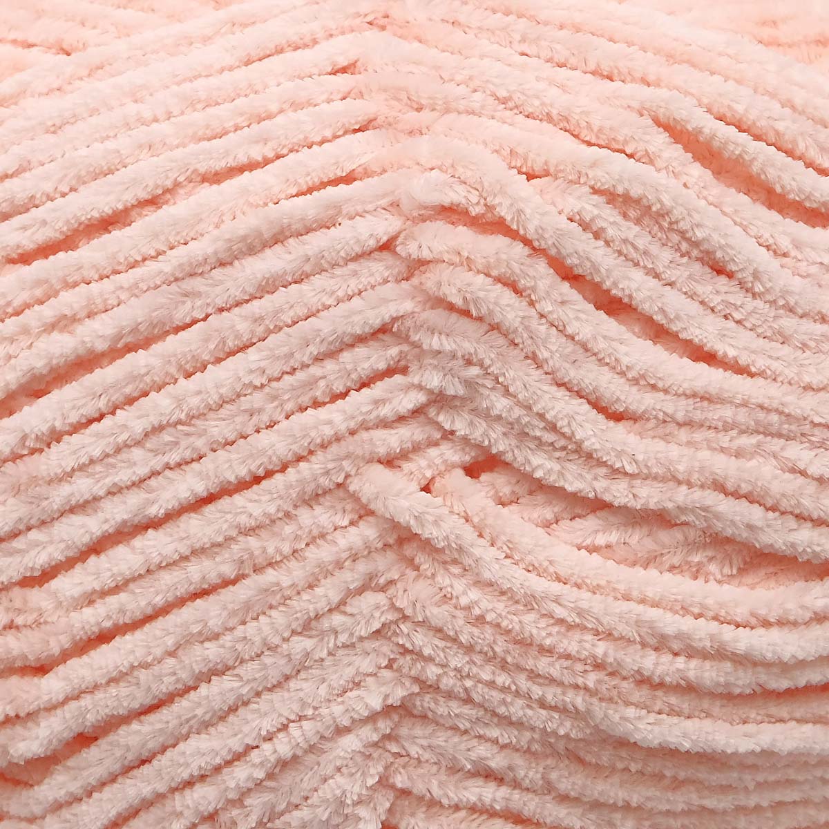 Пряжа для вязания YarnArt Velour 100 г 170 м микрополиэстер мягкая велюровая 5 мотков 869 пудровый - фото 2