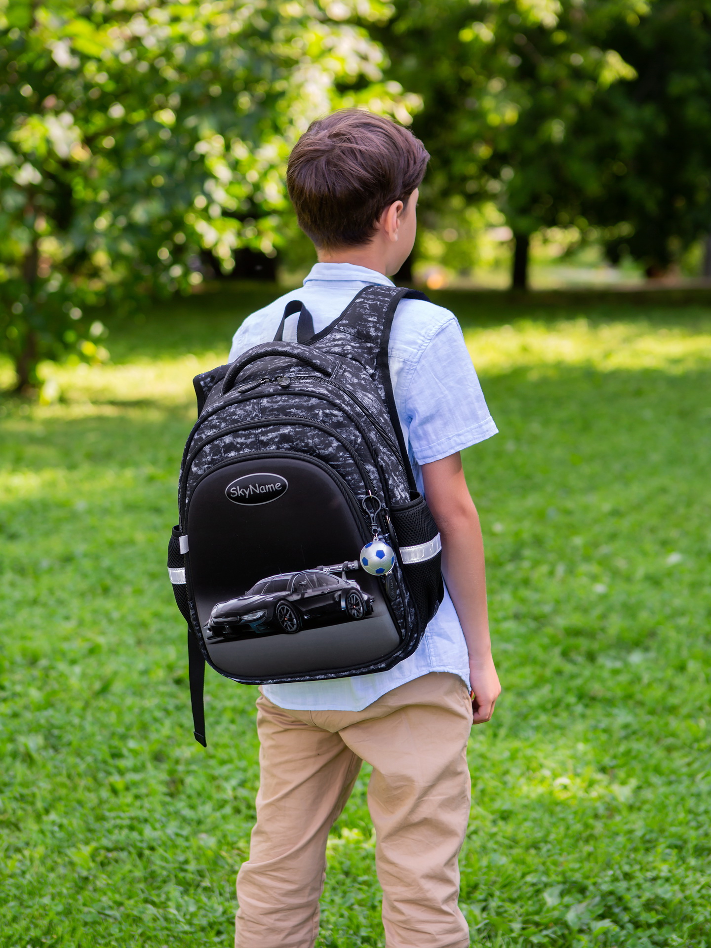 Рюкзак SkyName 17л анатомическая спинка+мячик - фото 2