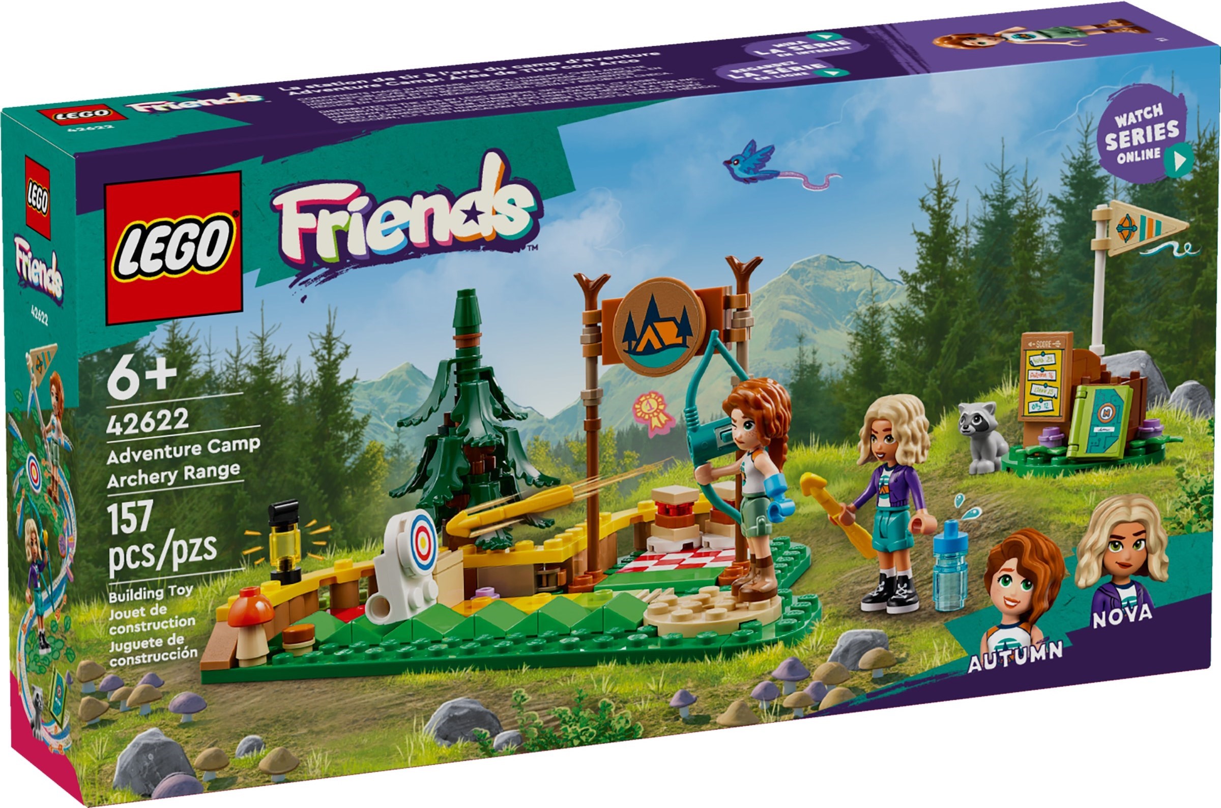 Изображение товара Конструктор LEGO Friends Стрельбище из лука 42622 с мини-куклами для детей от 6 лет