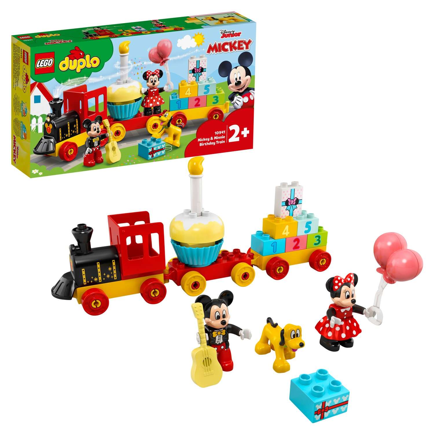 Конструктор LEGO DUPLO Поезд Микки и Минни блочный - фото 1