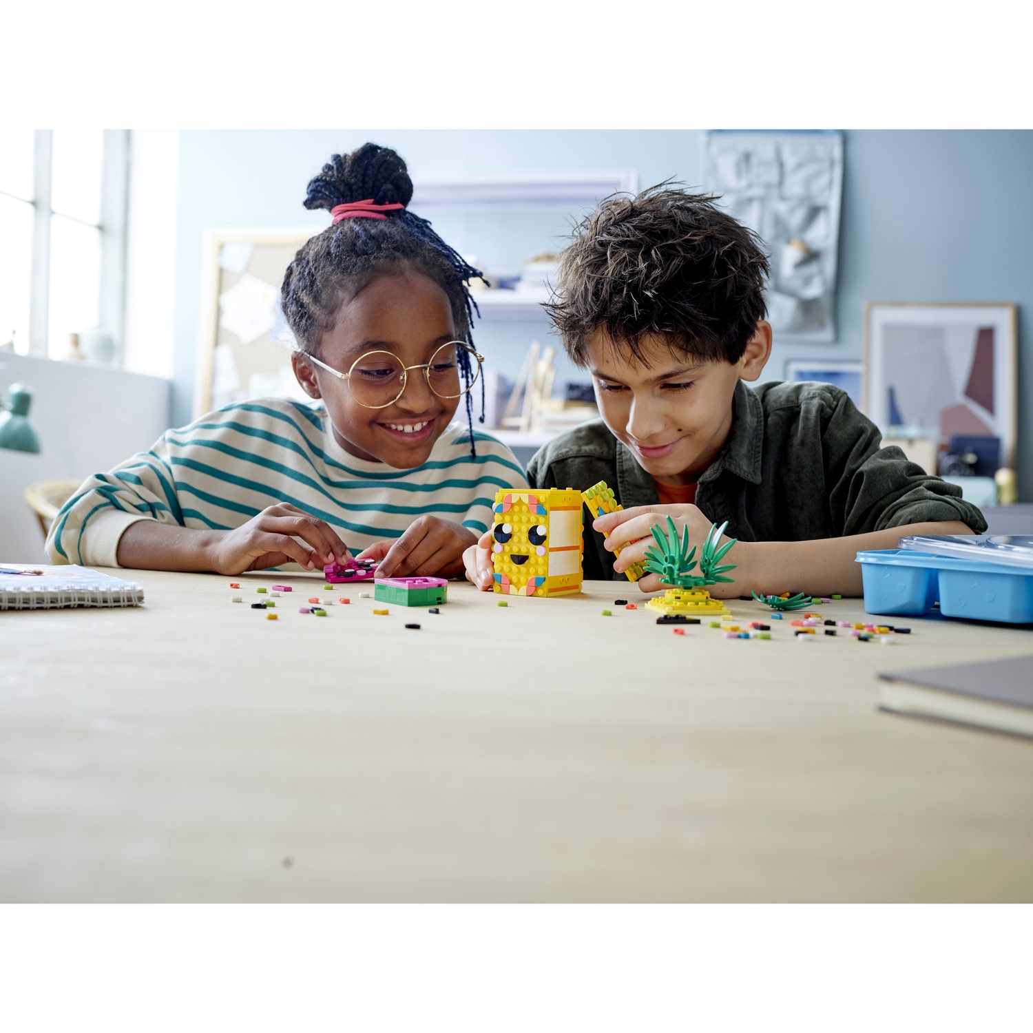 Конструктор LEGO DOTS Подставка Ананас блочный - фото 23